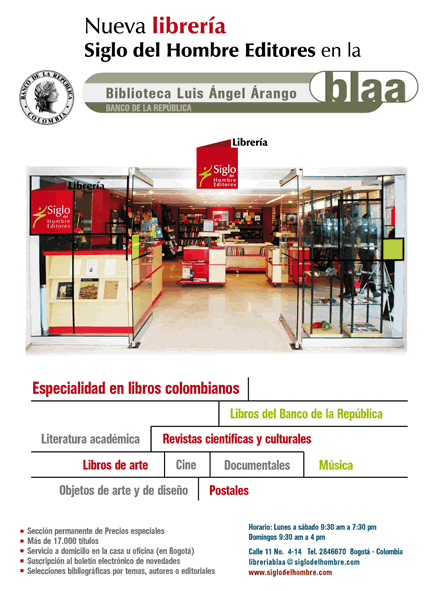 Nueva Librer�a Siglo del Hombre Editores en la Biblioteca Luis �ngel Arango